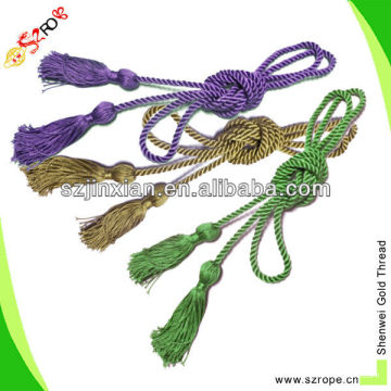dekoratives Seil des farbigen Rayon für Vorhang